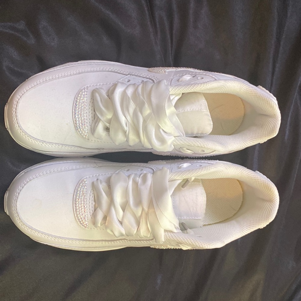 Nike air max 90's white/bling